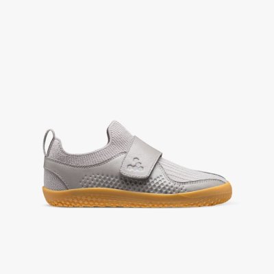 Vivobarefoot Primus Knit II - School Schoenen Grijs Kinderen - SAN169370